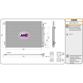 Cond  MASERATI Ghibli/Quattroporte 3 0 13-