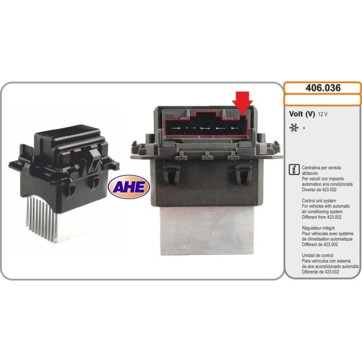 Centr  Vent  Ab  CITROEN/PEUGEOT C1 II/C3/C4 II/DS