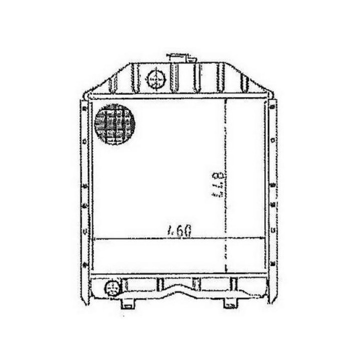 2067002 Adaptable RAD FIAT 640/55 46/60 46