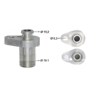 1400054S  COMPRESSOR FITTING SANDEN SD7 / NR.8 CON JUNTA