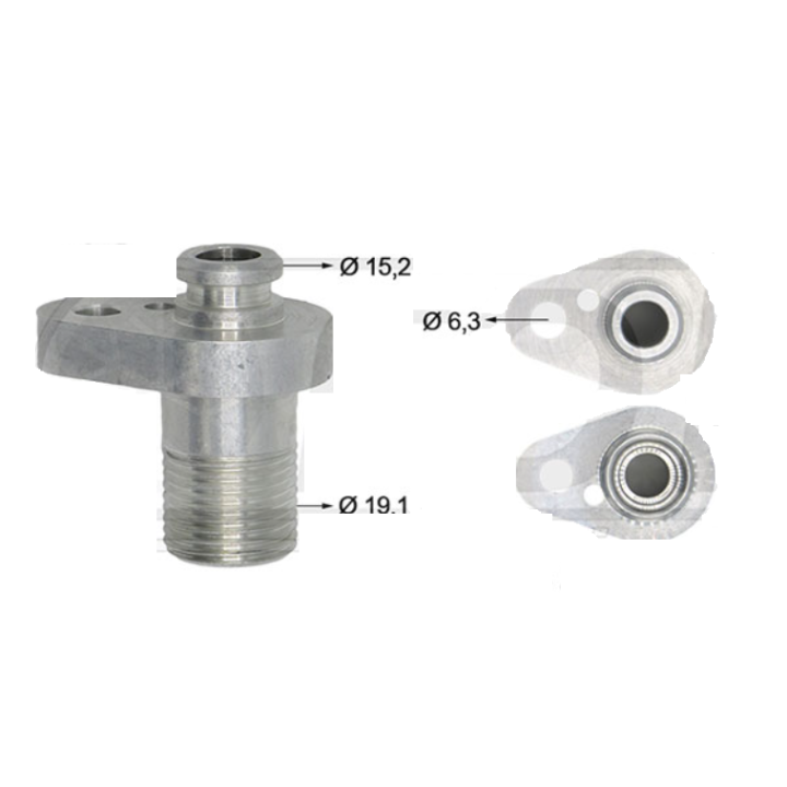 1400054S  COMPRESSOR FITTING SANDEN SD7 / NR.8 CON JUNTA