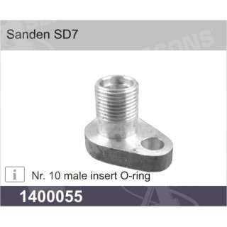 1400055  COMPRESSOR FITTING SANDEN SD7 / NR.10