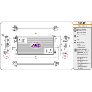 106181  RAD CITROEN/PEUGEOT Jumper/Relay/Boxer 2.0BlueHDI