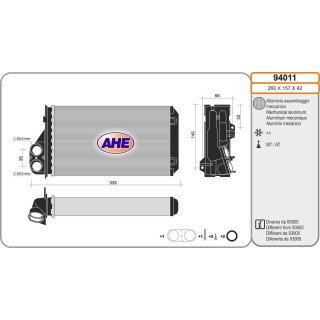 94011  NISSAN Primastar / Opel Vivaro / Renault Trafic  0