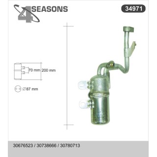 34971  FILTER DRIER VOLVO V50 04-