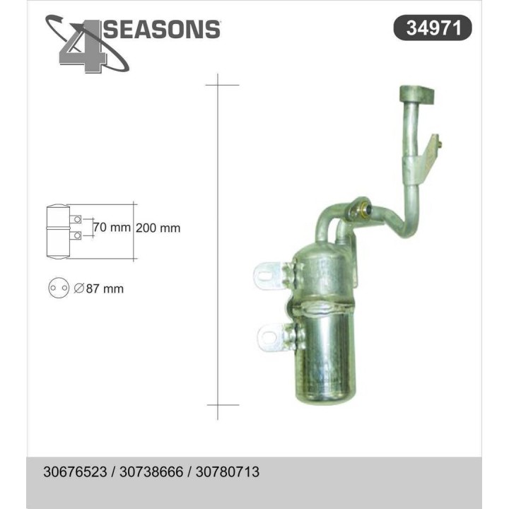 34971  FILTER DRIER VOLVO V50 04-