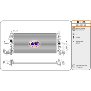 121185  OPEL Astra K 1.0 - 1.4SIDI - 1.6CDTi - 1.6  +/-AC