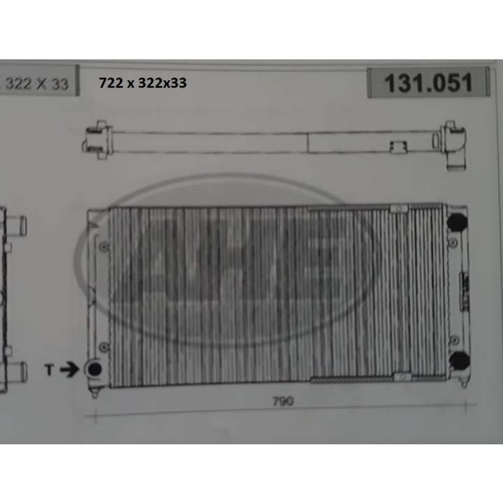 131051  RAD VOLKSWAGEN Passat III 1.6-1.8-2.0 M/AT AC