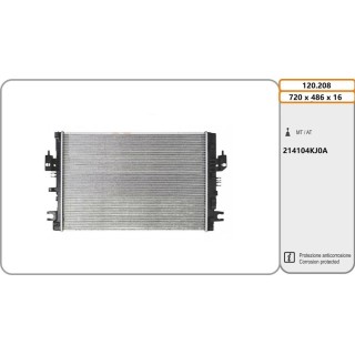 RAD  NISSAN NP300 NAVARA  D23  2 3 DCI  14- 