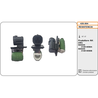 420004  Res. Elettr. Nis./Ren. Qashqai/Kadjar 1.2/1.5dCi/1.6/1.6dCi 11.13-