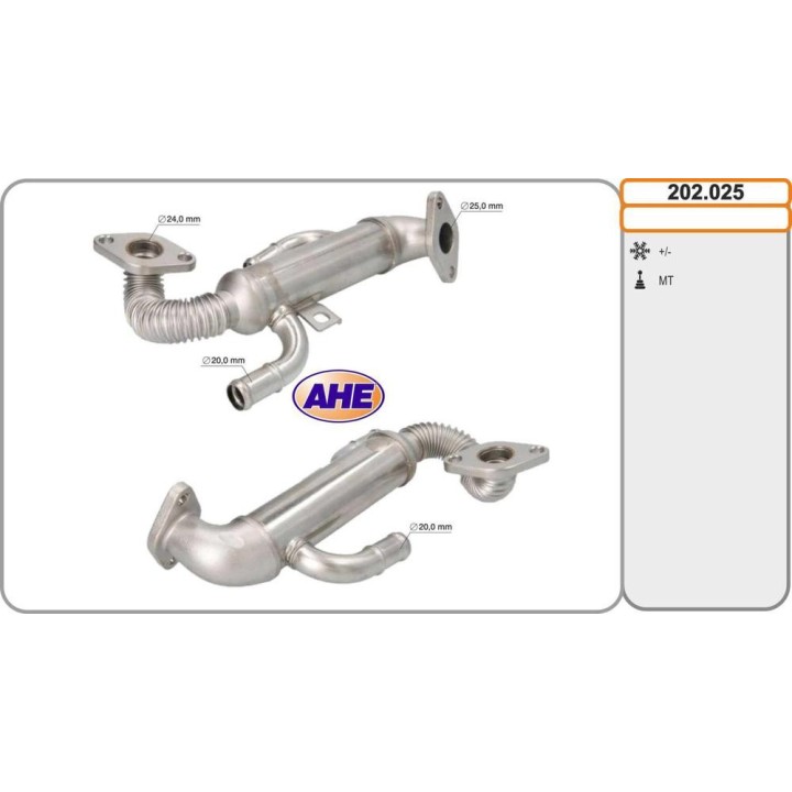 EGR Cooler SEAT/SKODA/VW Ibiza/Fabia/Polo 1 4TDi 1