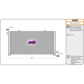 Cond  MERCEDES W463 G 350d/350/500/550 03 18-