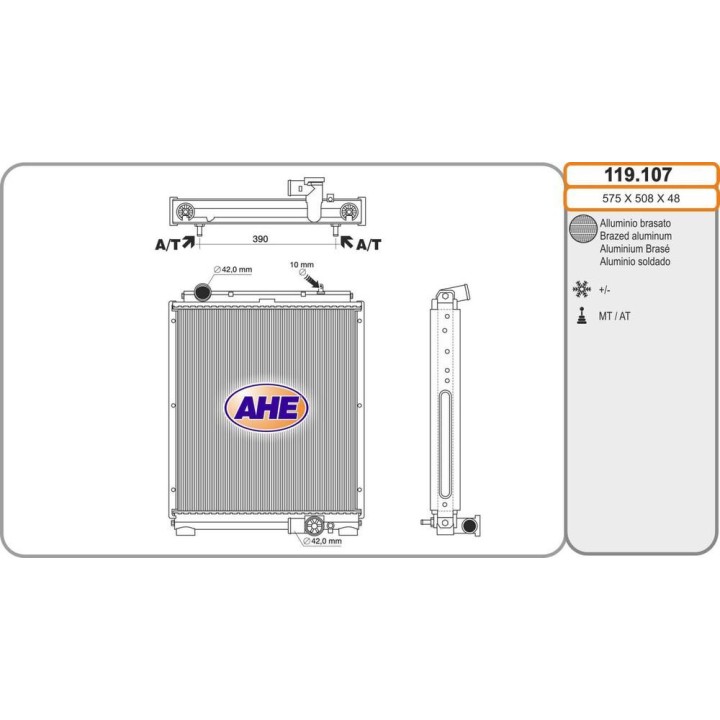 Rad  MITSUBISHI Canter 3 0DITD/Hybrid AC M/AT 06 1