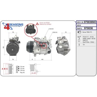 970036  CMP  MERCEDES (S204, S212, W212, CONECTOR  CON  3  PIN