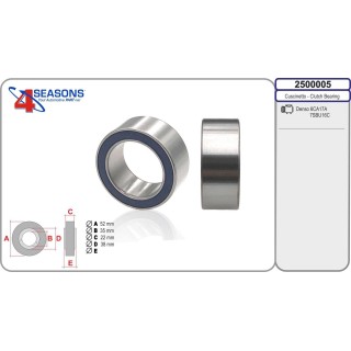 2500005  RODAMIENTO DENSO DELPHI  52X35X22   150036