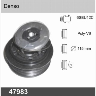 CLUTCH ASSEMBLY AUDI A2 / VW LUPO 6SEU12C ROULEMEN