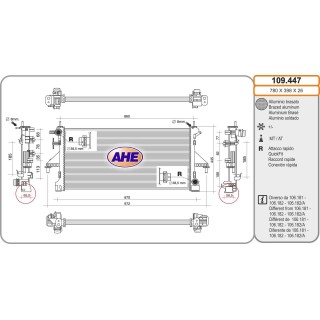 109447  Rad. FIAT Ducato III (250, 290) 2.0D Multijet 116