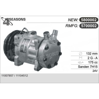 5700002 SD 7H15 2A 132MM 24V V-O R (FC)