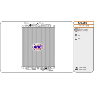 136005  RAD DAF 95.380/400 Ati 87-97