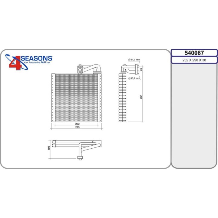 Evap  FORD Mondeo 09 14-