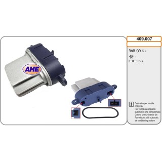 409007  Centr. Vent. Ab. ALFA/RENAULT 159/L