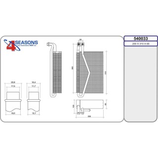 Evap  MERCEDES Actros 04 96-10 02