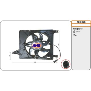 320028  FAN NISSAN Qashqai 1.5Dci/2.0  02.07-12.13