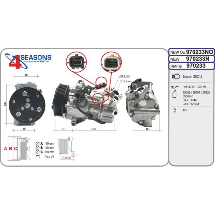 Cmp Rem NISSAN/RENAULT Juke/Captur/Clio 0 9/1 0/1 