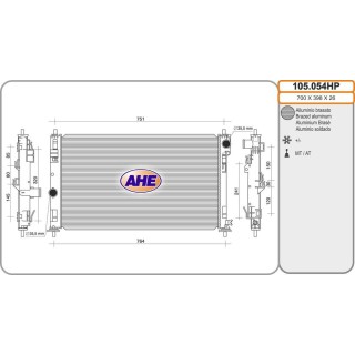 Rad  DODGE/JEEP Caliber/Compass/Patriot 2 0/2 0CRD