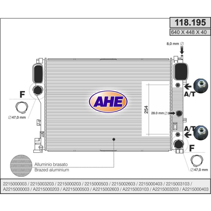 118195  MERCEDES W221 S320CDI / S350 / S420 / S450 / S500