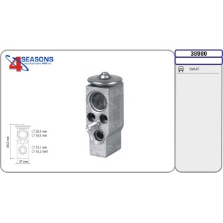 38980  EXPANSION VALVE MCC SMART