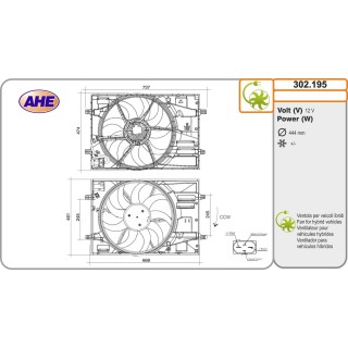 302195 AUDI/VW A3/Q3/Golf/Passat 1.0/1.4 e-hybrid/1.5/2.0TDi 05.14-