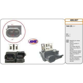 406007  Res.Vent.Ab.CITROEN Berlingo/C1 II/ GIAS IZQUIERDA