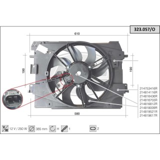 323057/O  DACIA Dokker  1.2 / Lodgy 1.2 / RENAULT Clio IV 1.