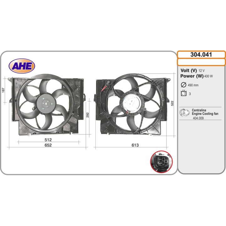 304041  BMW Serie 1 116d/118d/120d/123d/316d/318d/320d/X1