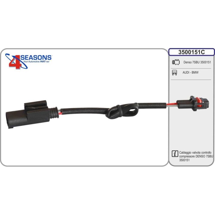 Cablaggio valvola controllo cmp DENSO 7SBU 3500151
