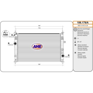 Rad  CITROEN/PEUGEOT Berlingo/C4/3008/5008 1 6HDi/