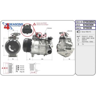 Comp New OE Mercedes W172/W204/W207/W212/W906 C/E/