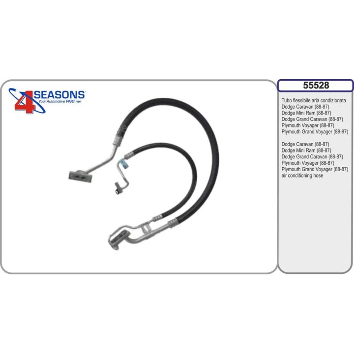 HOSE ASSEMBLY DODGE CARAVAN / GRAND CARAVAN 88-8