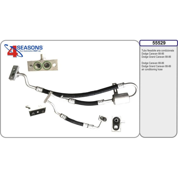 HOSE ASSEMBLY DODGE CARAVAN / GRAND CARAVAN 88-8