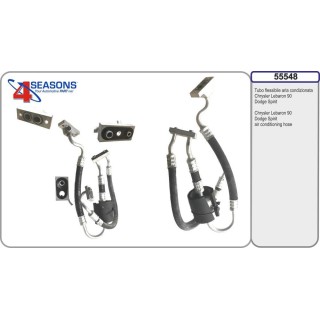 HOSE ASSEMBLY CHRYSLER LEBARON 90    DODGE SPIR