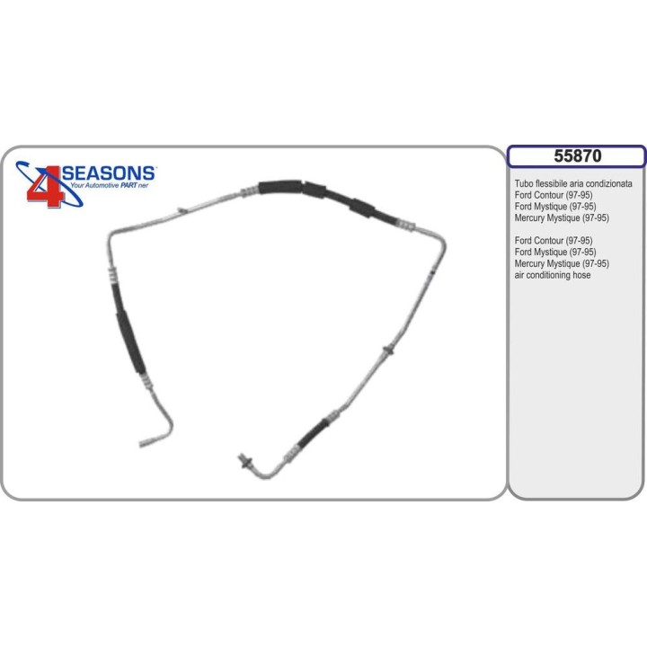 HOSE ASSEMBLY FORD CONTOUR 97-95    MERCURY MYS