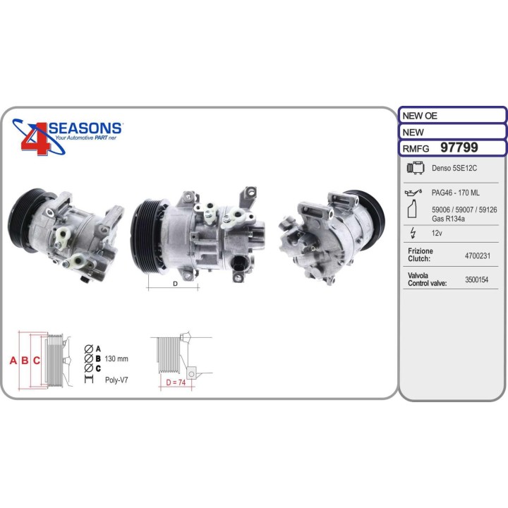 97799  CMP  TOYOTA AVENSIS 03-