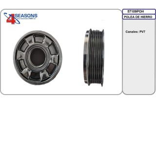 POLEA NP 7SEU17C DE HIERRO  PV7 