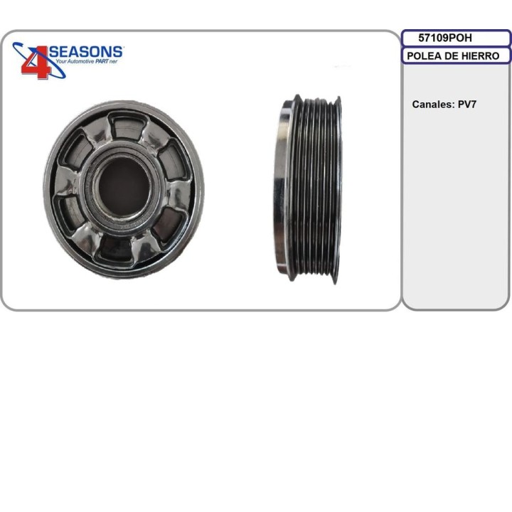 POLEA NP 7SEU17C DE HIERRO  PV7 
