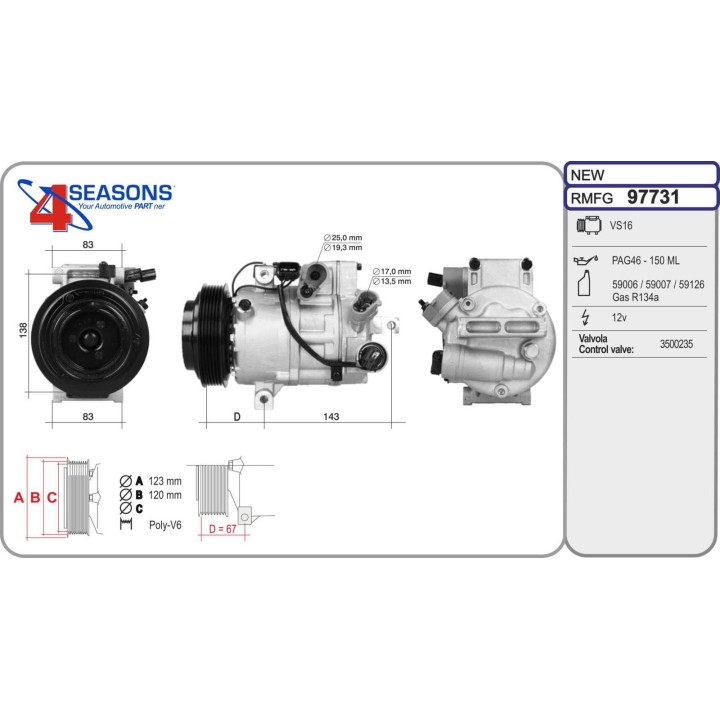 97731  CMP   HYUNDAI Ix35 / KIA Sportage 2.0 CRDI 06-