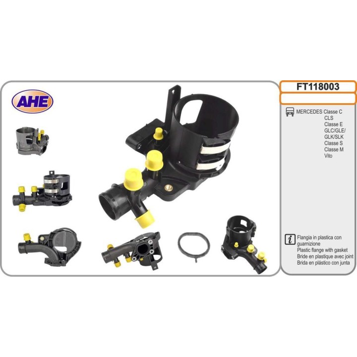 Flangia MERCEDES Classe C/CLS/E/GLC/GLE/GLK/M/S/SL