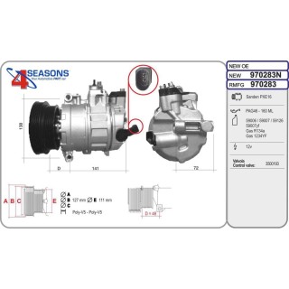Cmp Rem AUDI/VW A3/Q3/TT/Beetle/Golf/Jetta RS/2 5