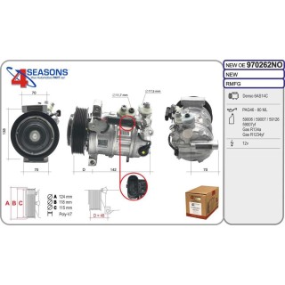 Cmp New OE MERCEDES W206 Classe C 300de/400e 05 22