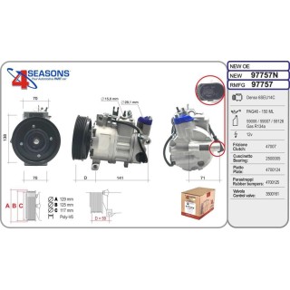 Cmp New OE AUDI A4/A5/A6/A7/Q5 2 4/2 8/3 0/3 2/S4/